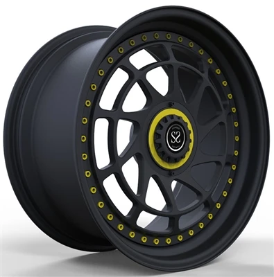 19x8.5 dan 19x9.5 Satin Black 2- PC Forged Rims untuk Mercedes C-Class W205 C...