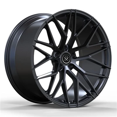 2018 BMW M2 19x9 Dan 19x10 5x112 Custom Satin Black 1-Rim PC Forged