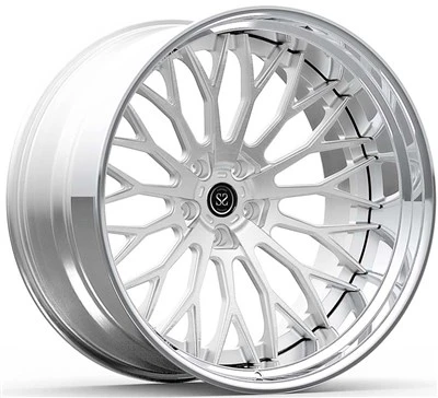Rim Tempa 3-PC Tersuai 20x9.5 Dan 21x12 Digilap Dan Perak Untuk Lamborghini Huracan
