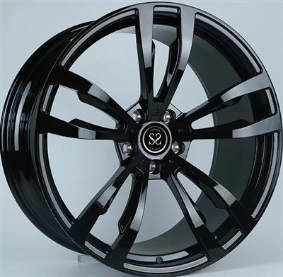22x9. 0 dan 22x10.5 Relica BMW Wheel Gloss disesuaikan hitam