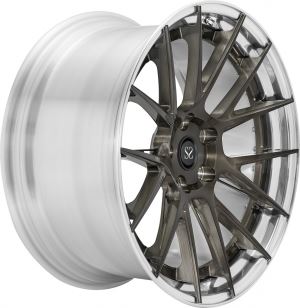 Rim Roda Kereta 22 Inci/5*120 5*112 2PC Roda Kereta Palsu untuk Lamborghini, Ferrari, Toyota, Nissan, Audi, Porsche, Mclaren Chevy Corvette