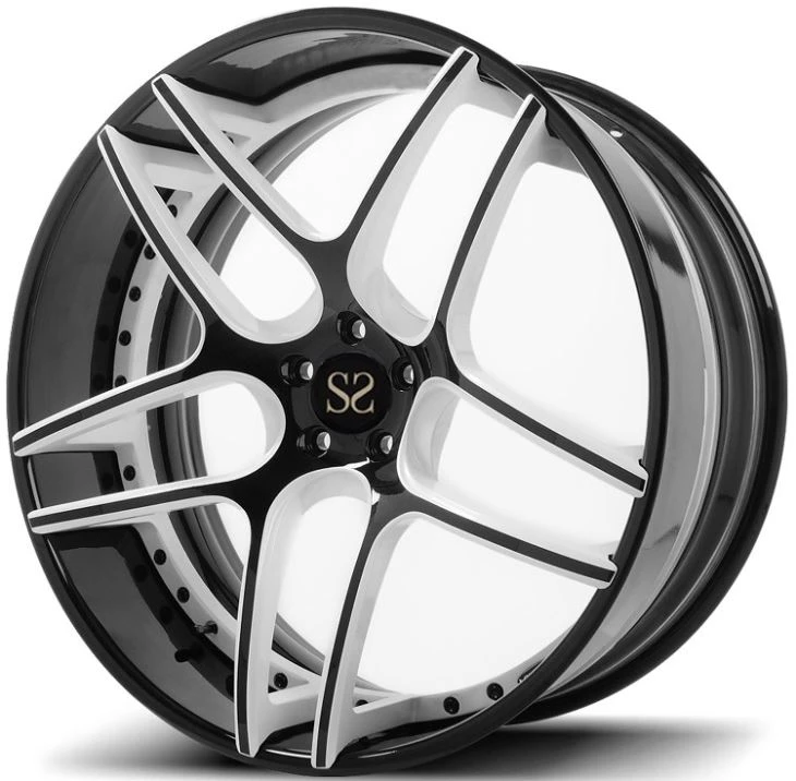 6061-T6 Aluminum Alloy 19inch 3-PC Staggered Rims 5x120 For BMW X5 Car Rims