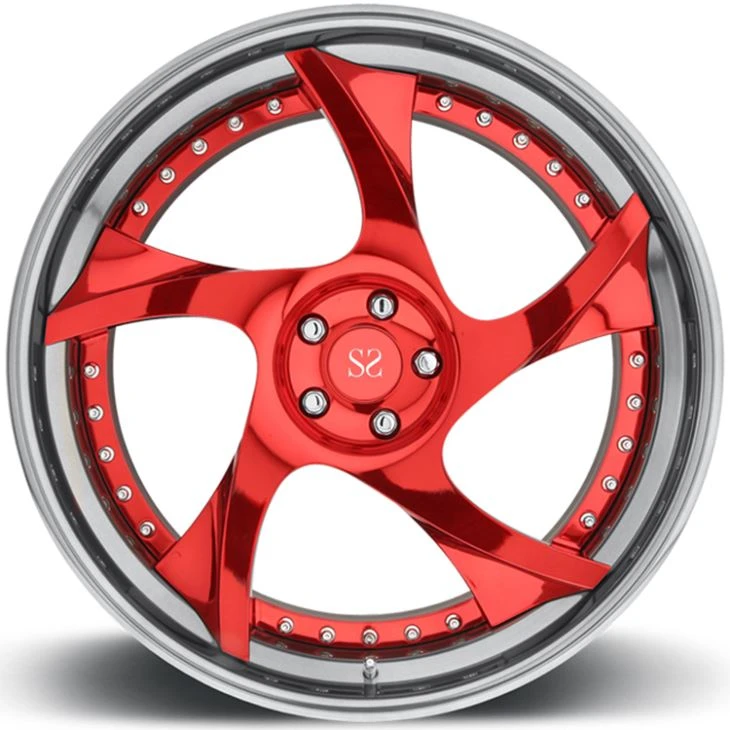 Red 19inch 2-PC Forged Wheels With 5x120 For BMW M4