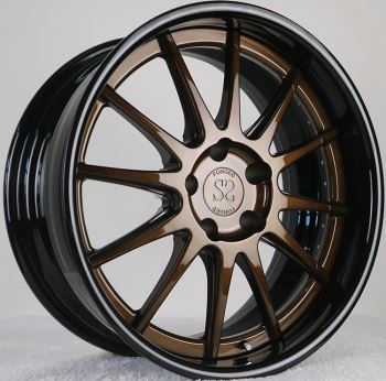 22 inci Gangsa Tersuai 2 Keping Roda Palsu Untuk Rim Aloi Kereta Chevrolet Camaro 5x120