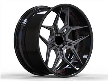 Rekaan Baharu Cina 21 Inch Roda Rim 2-PC Tersuai Untuk Ferrari