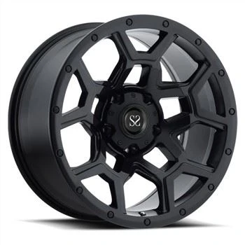 SSBR1012 Tersuai 20 22 24 Inci 6 X 139.7 5 X 150 5 X 127 Concave Satin Black 4 X 4 Rim Untuk SUV Dan Pickup