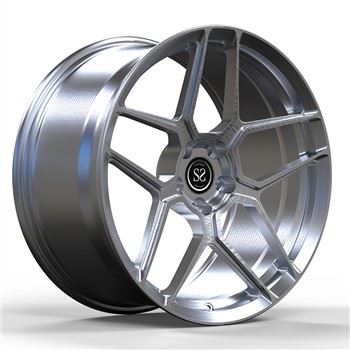 SSJK1044 Kastam 1 keping perak Forged aluminium Rim 5x112 mengejutkan 18 19 20 21 dan 22 inci untuk Audi R8