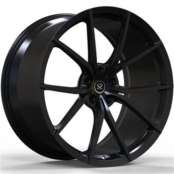 Alfa Romeo Giulia 20x9.5 Dan 20x11 Berkilat Tersuai Rim Monoblok Dipalsukan Hitam Corak Bolt 5x110