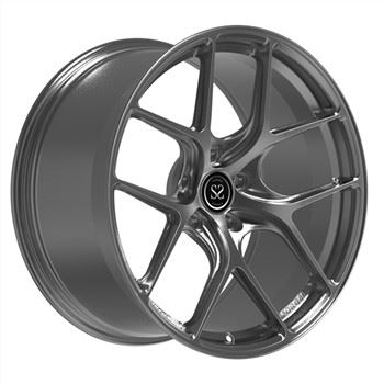 Monoblock 1 PC Piece 19 inci Aluminium Dipalsukan Roda Kelabu Bersikat Untuk Rim Kereta Penumpang BMW M2