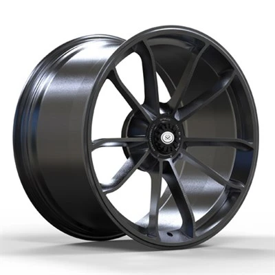 Roda Kunci Tengah Untuk Rim Monoblock Dipalsukan Tersuai Porsche Berus Hitam